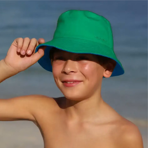 BEACHSIDE BOY BUCKET HAT - BIOSPHERE/GREEN