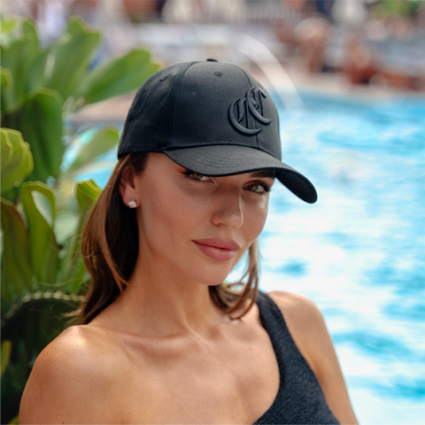 BURLEIGH WOMEN CAP - BLACK