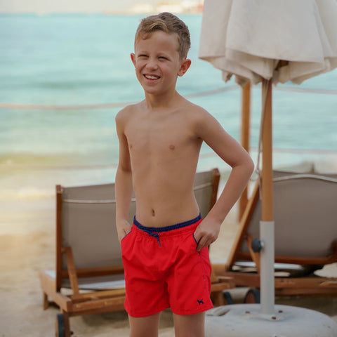 GUS BOARDSHORTS - RED
