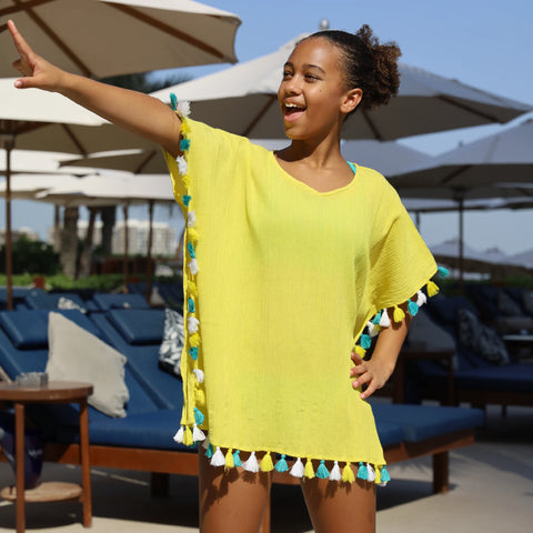 KATIE KAFTAN - YELLOW