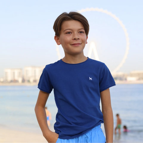 PETE JNR TEE - NAVY