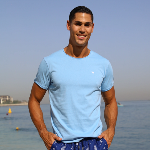 PETE TEE - LIGHT BLUE