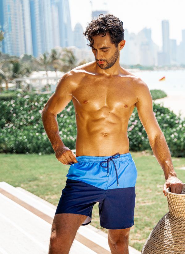 The Pipesy are essential CAHA CAPO boardshorts in Blue & Navy. Part of the CAHA CAPO men's swimwear collection.