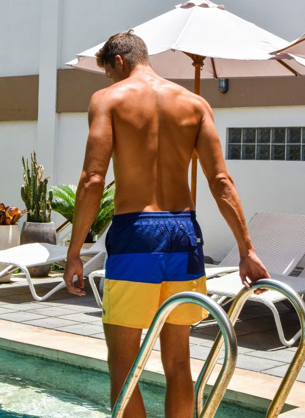 The Pipesy are essential CAHA CAPO boardshorts in NYC print. Part of the CAHA CAPO men's swimwear collection.