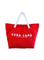 The Bondi beach bag has rope straps and is made with 100% cotton, with enough space for your CAHA CAPO swimwear and accessories.