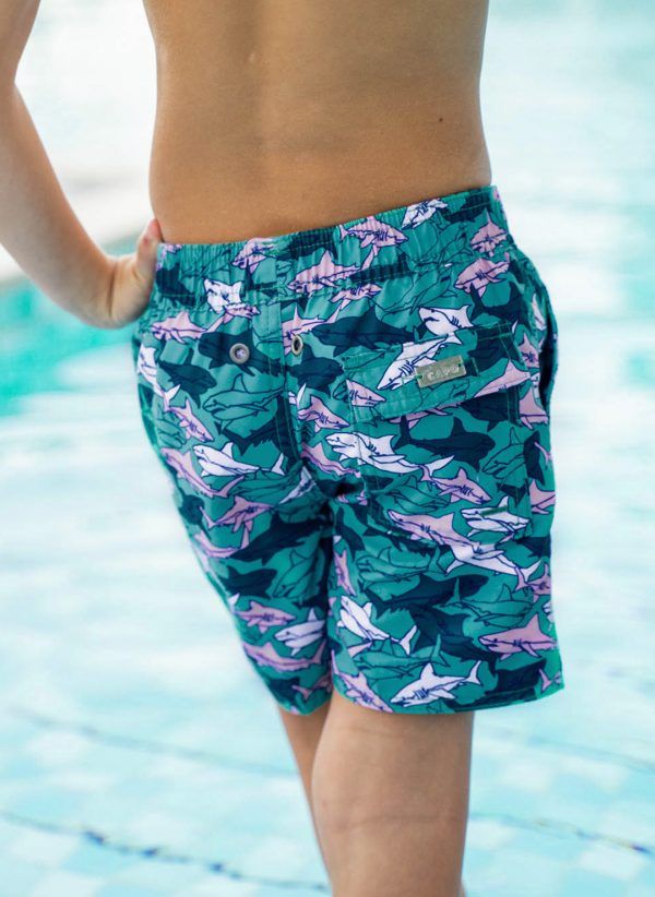 The Jack are essential CAHA CAPO boardshorts in Shark Print. Part of the CAHA CAPO boy's swimwear collection.