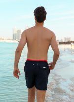 The Mike are essential CAHA CAPO boardshorts in black. Part of the CAHA CAPO men's swimwear collection.