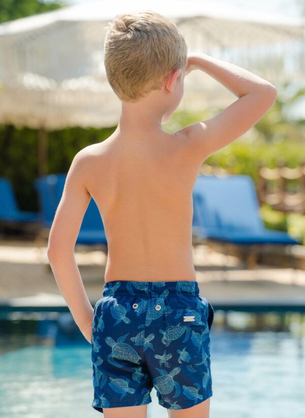 The Jack are essential CAHA CAPO boardshorts in Blue Turtle. Part of the CAHA CAPO boy's swimwear collection.