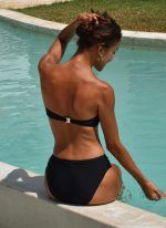 The Aidy & Janice bikini set by CAHA CAPO is part of our women's swimwear collection, an essential black bikini set.