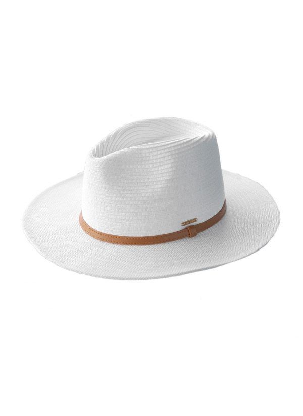 The Fraser Hat is a modern fedora style sun hat that features CAHA CAPO trims. Part of the CAHA CAPO acessories line.