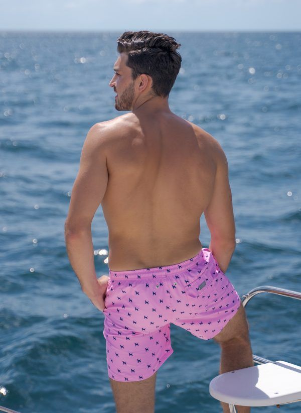 The Az are essential CAHA CAPO boardshorts in Archie Pink. Part of the CAHA CAPO men's swimwear collection.