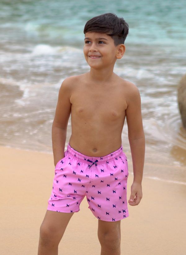 The Jack are essential CAHA CAPO boardshorts in Archie Pink. Part of the CAHA CAPO men's swimwear collection.