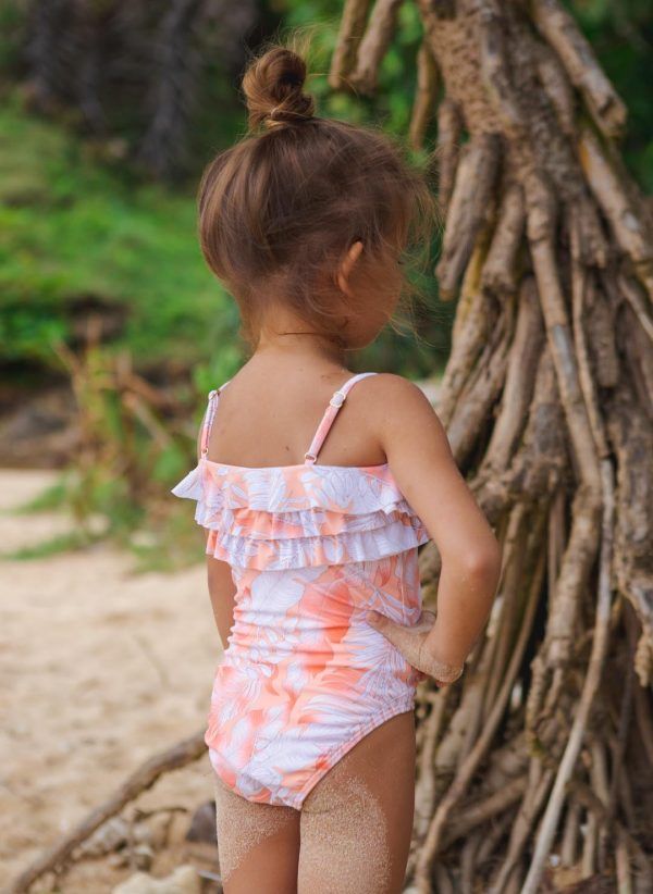 The Ruby Mini Capo One Piece swimsuit by CAHA CAPO is part of our girl's swimwear collection, an essential Bali Retreat One Piece.