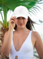 The Burleigh Cap is a classic white baseball cap style with logo embroidery. Part of the CAHA CAPO accessories range.