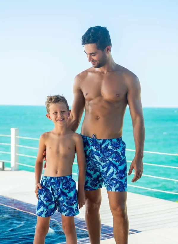 THE ISLAND PALM BOARDSHORTS SET