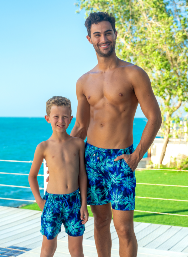 THE PALM NAVY BOARDSHORTS SET