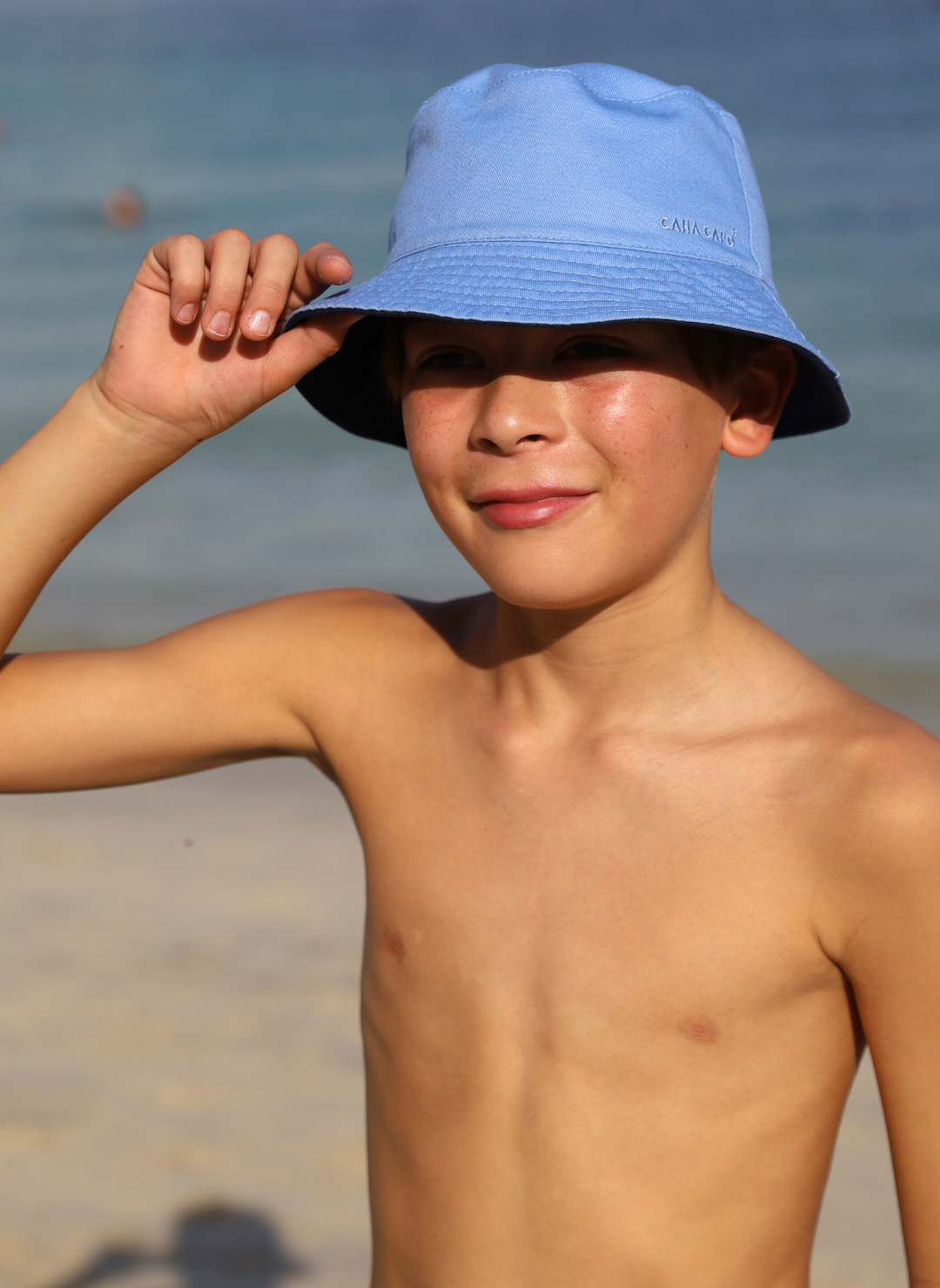 BEACH SIDE – BUCKET HAT Color navy-blue
